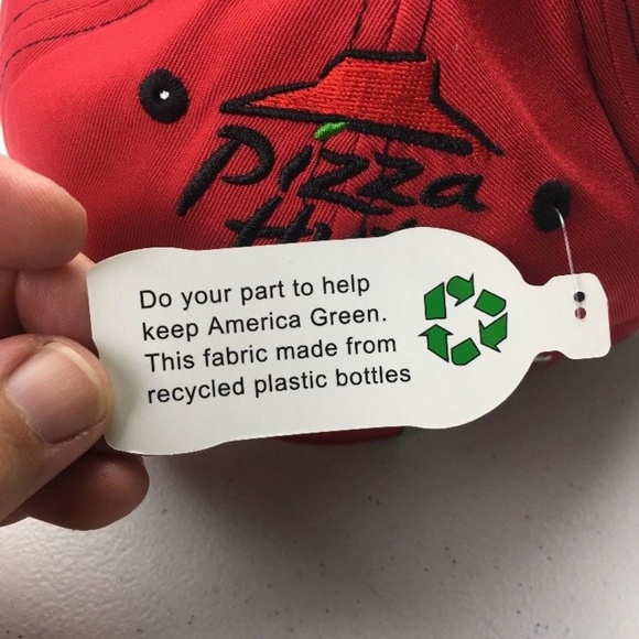 NEW PIZZA HUT uniform Black Red Baseball Cap - Picture 5 of 6